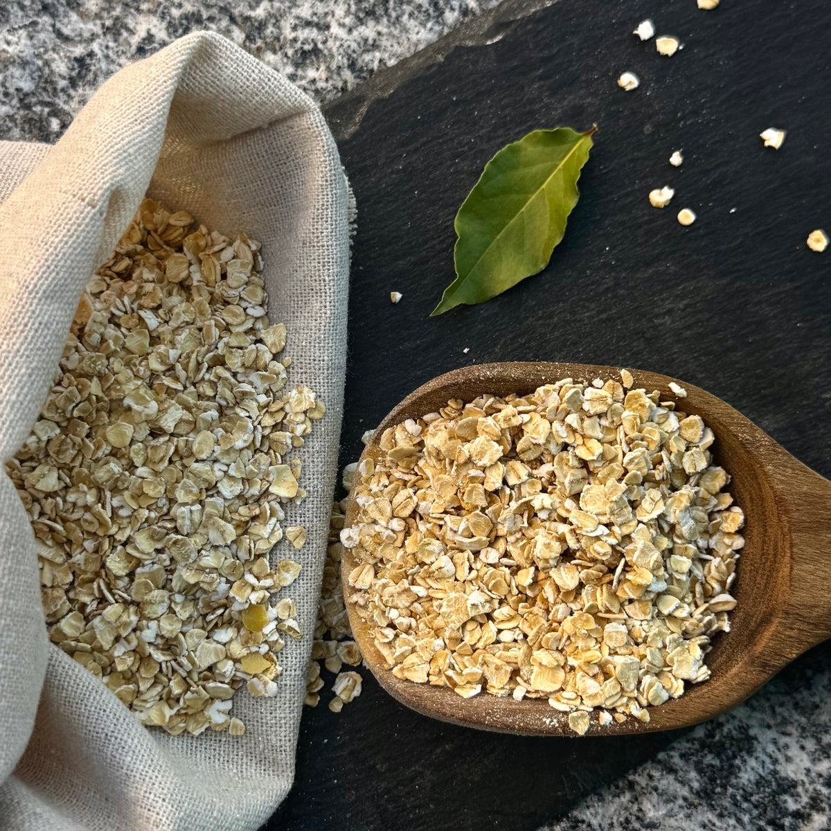Organic rolled oats, fine